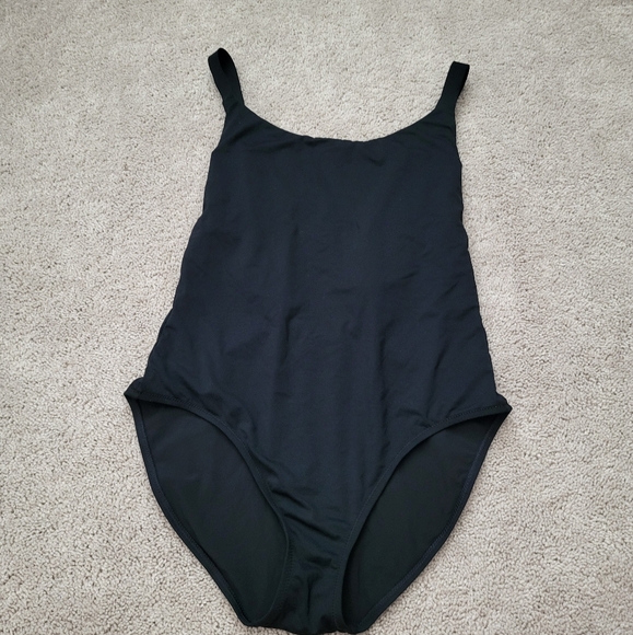 Athleta One Piece bathing suit size M black classic - Picture 1 of 5